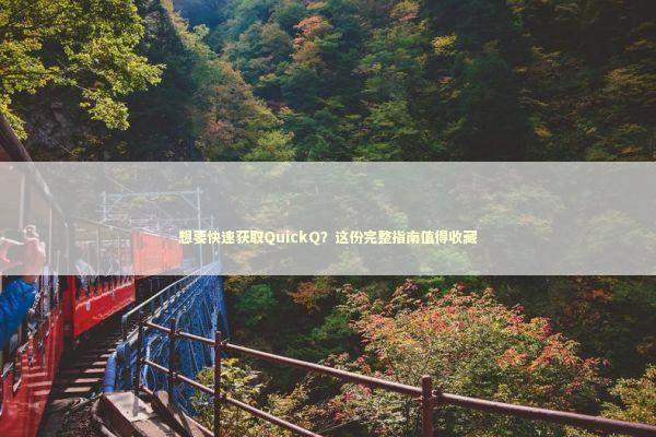想要快速获取QuickQ?这份完整指南值得收藏 想要快速获取QuickQ?这份完整指南值得收藏 IT技术
